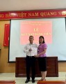 CHI BỘ HOÁ – SINH: TỔ CHỨC LỄ KẾT NẠP ĐẢNG VIÊN MỚI