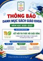 Thông báo Danh mục sách giáo khoa