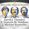 Bộ ba nhà khoa học thắng giải Nobel Vật lý 2016 - Ảnh: NobelPrize.org